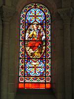 Selles sur Cher, Eglise Notre-Dame-la-Blanche, Vitrail (1)
